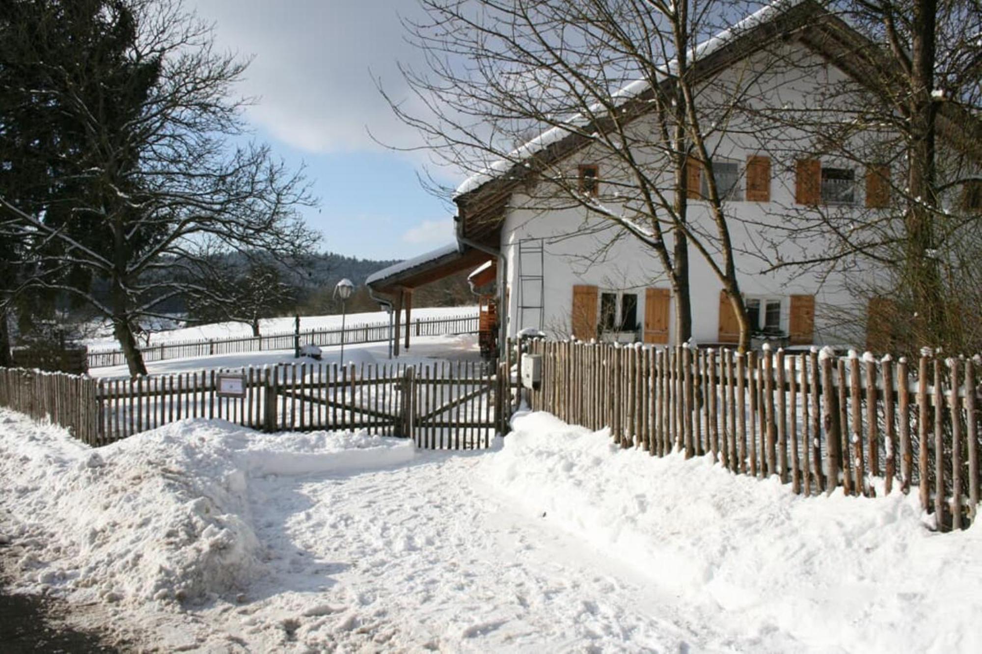Ferienhaus Winter Blaibach Exteriér fotografie